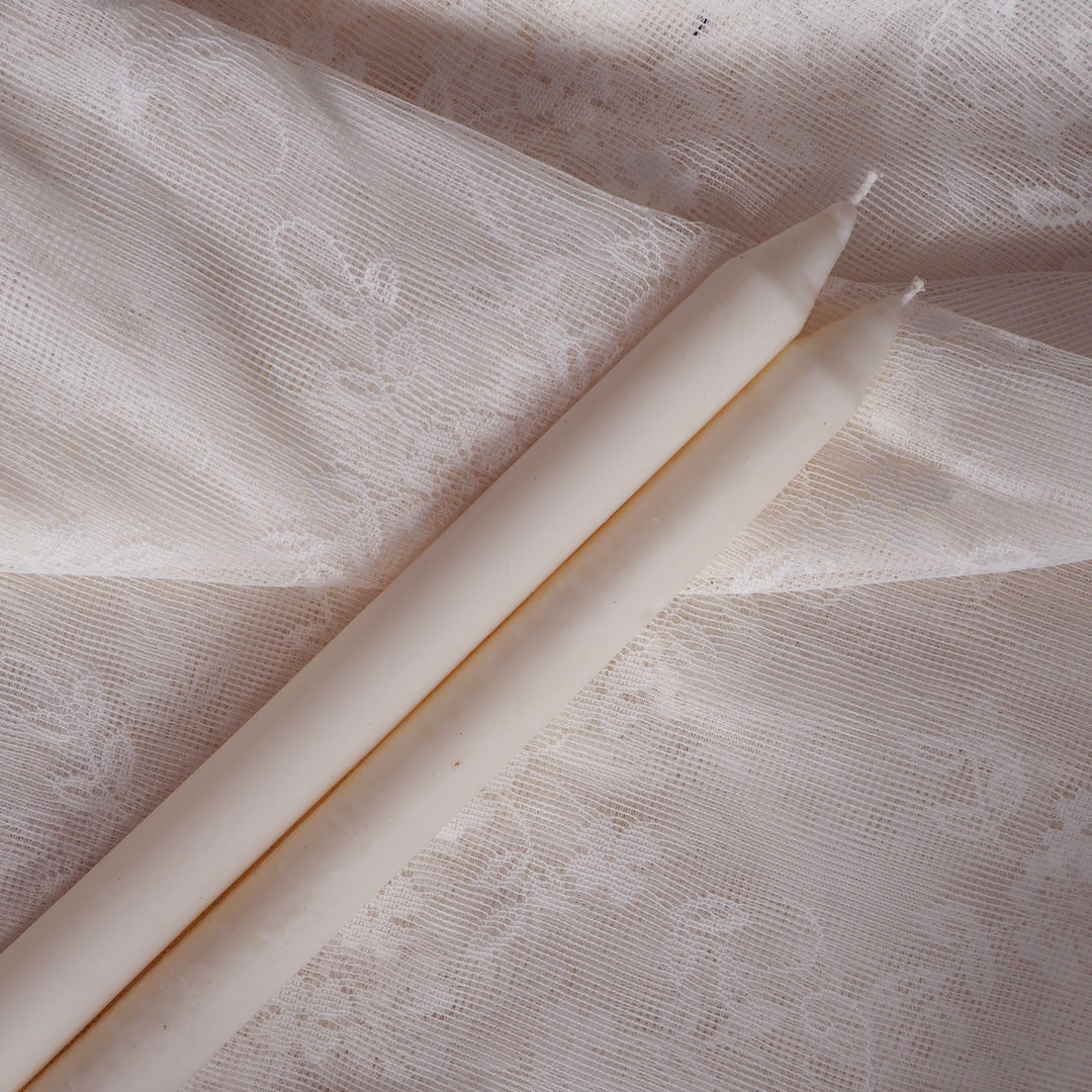 Old-fashioned tapper candles