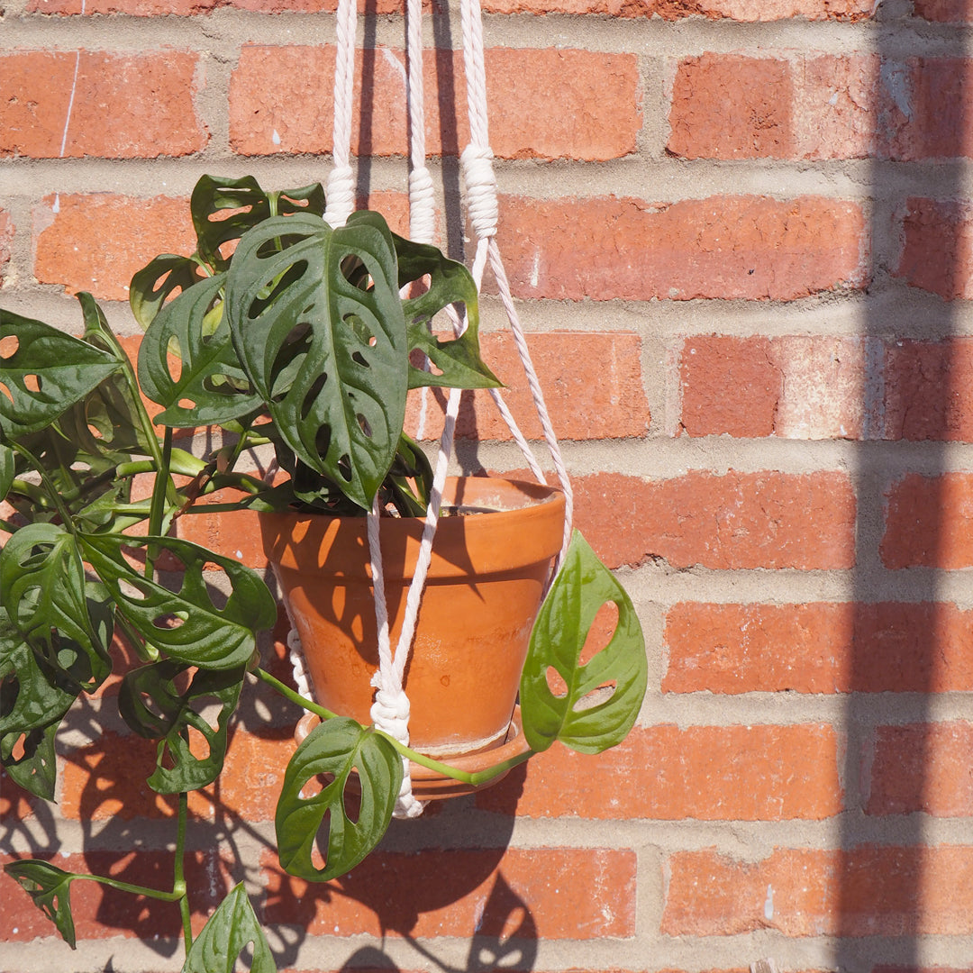 Jardinière en macramé ajustable minimaliste