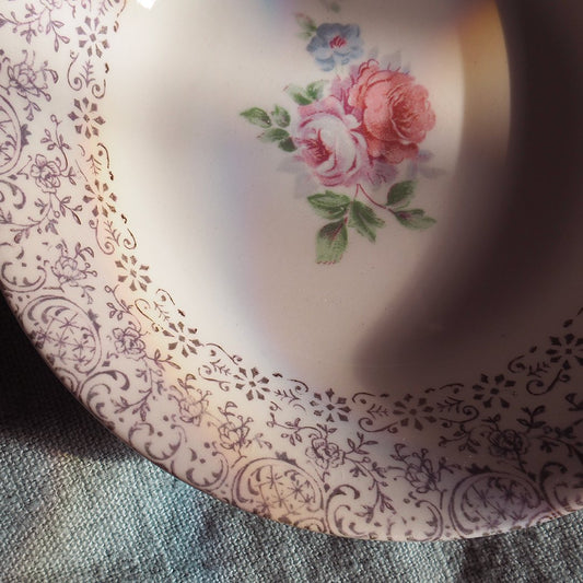Small floral soup plate